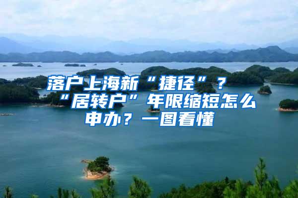 落户上海新“捷径”？“居转户”年限缩短怎么申办？一图看懂→