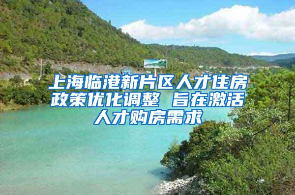 上海临港新片区人才住房政策优化调整 旨在激活人才购房需求