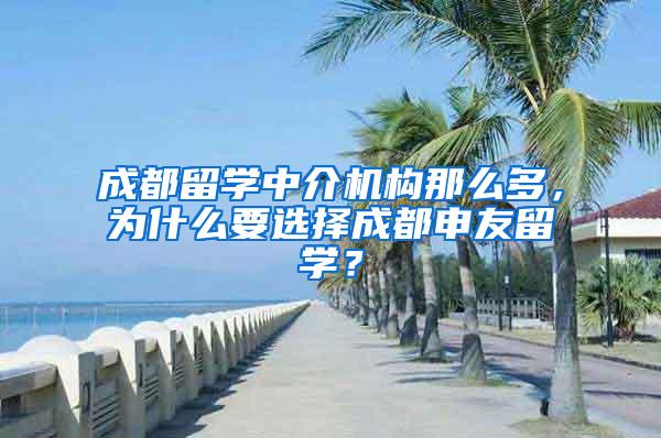 成都留学中介机构那么多，为什么要选择成都申友留学？