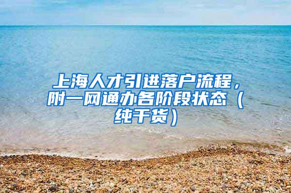 上海人才引进落户流程，附一网通办各阶段状态（纯干货）