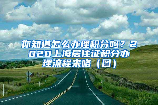 你知道怎么办理积分吗？2020上海居住证积分办理流程来咯（图）
