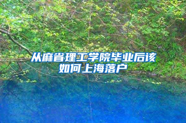 从麻省理工学院毕业后该如何上海落户