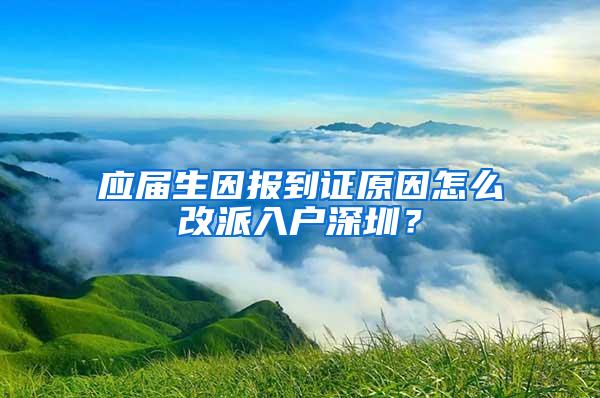 应届生因报到证原因怎么改派入户深圳？