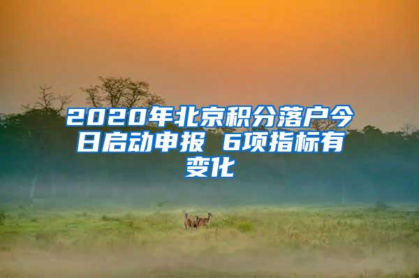 2020年北京积分落户今日启动申报 6项指标有变化
