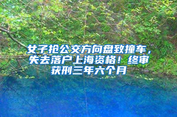 女子抢公交方向盘致撞车，失去落户上海资格！终审获刑三年六个月