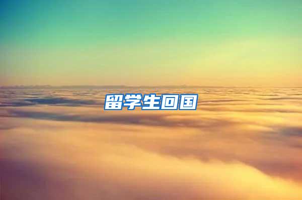 留学生回国