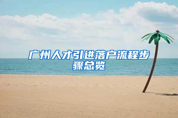 广州人才引进落户流程步骤总览