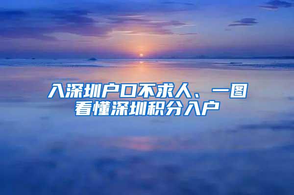 入深圳户口不求人、一图看懂深圳积分入户