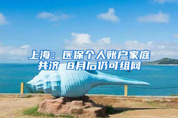 上海：医保个人账户家庭共济 8月后仍可组网