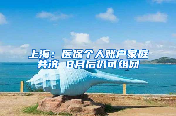 上海：医保个人账户家庭共济 8月后仍可组网