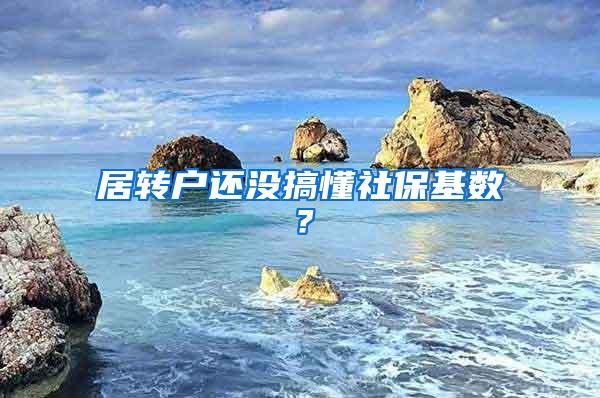 居转户还没搞懂社保基数？