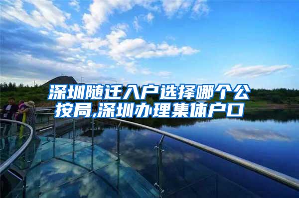 深圳随迁入户选择哪个公按局,深圳办理集体户口