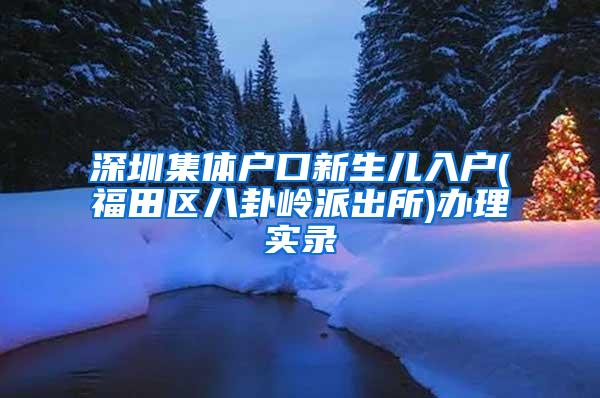 深圳集体户口新生儿入户(福田区八卦岭派出所)办理实录