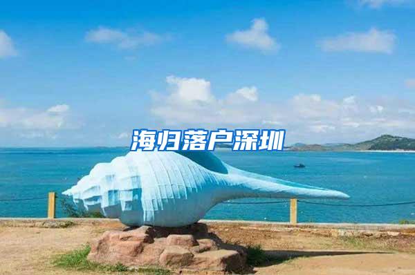 海归落户深圳