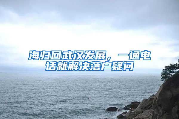 海归回武汉发展，一通电话就解决落户疑问