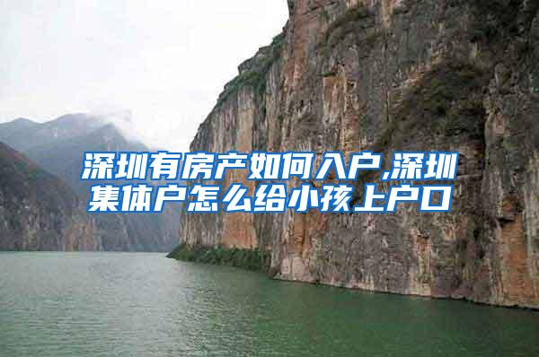 深圳有房产如何入户,深圳集体户怎么给小孩上户口