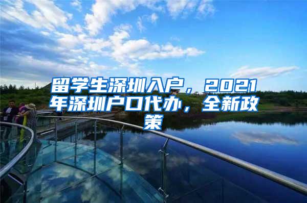 留学生深圳入户，2021年深圳户口代办，全新政策