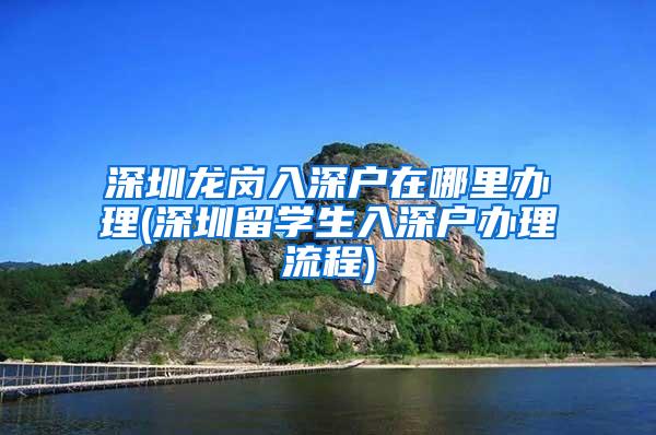 深圳龙岗入深户在哪里办理(深圳留学生入深户办理流程)