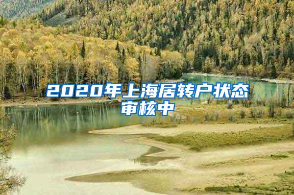 2020年上海居转户状态审核中