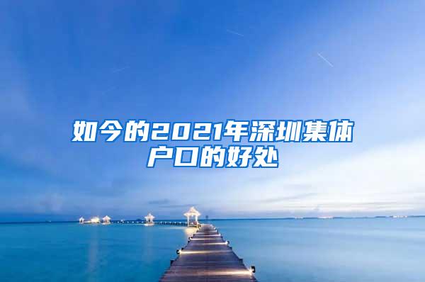 如今的2021年深圳集体户口的好处