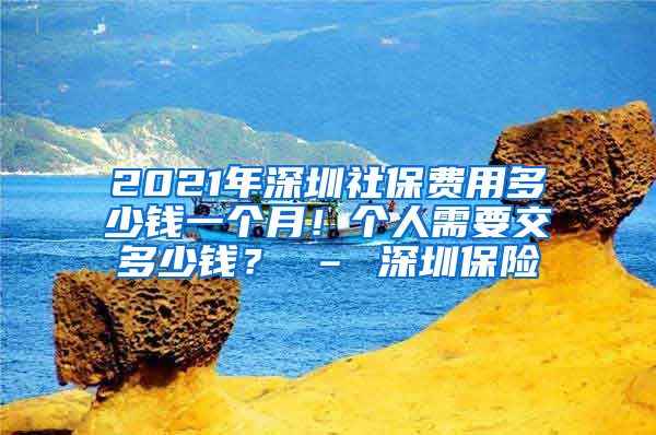 2021年深圳社保费用多少钱一个月！个人需要交多少钱？ – 深圳保险