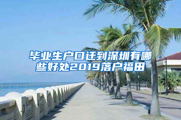 毕业生户口迁到深圳有哪些好处2019落户福田