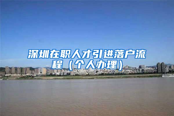 深圳在职人才引进落户流程（个人办理）