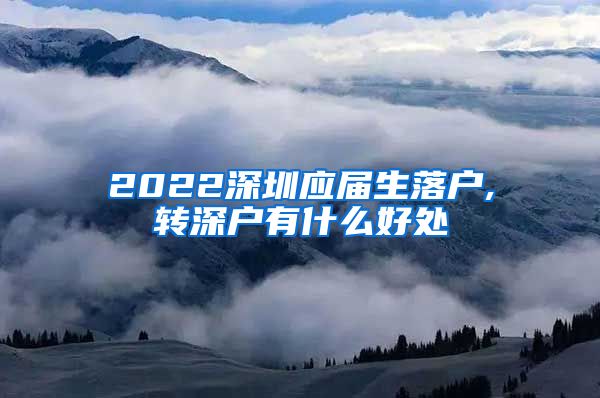 2022深圳应届生落户,转深户有什么好处