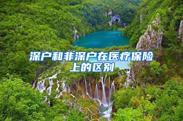 深户和非深户在医疗保险上的区别