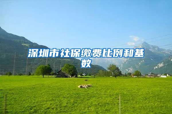 深圳市社保缴费比例和基数