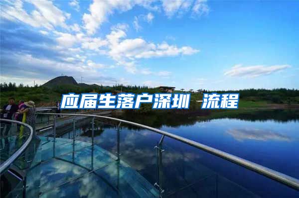 应届生落户深圳 流程