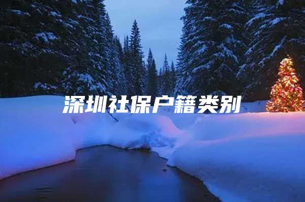 深圳社保户籍类别